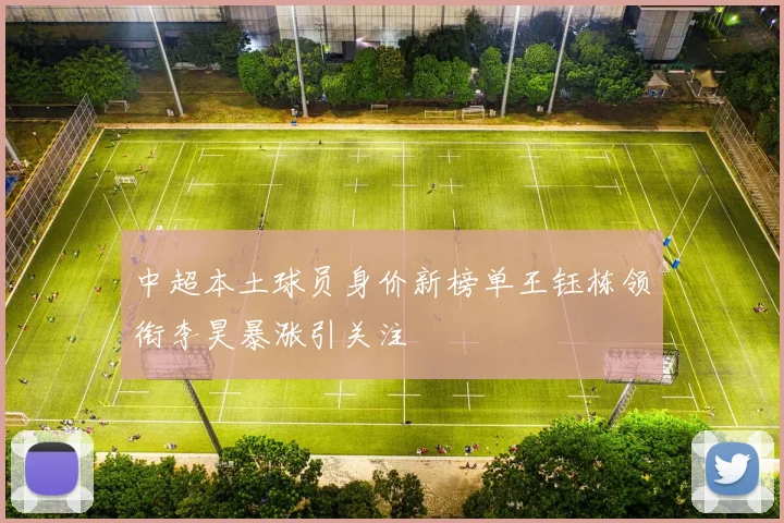 中超本土球员身价新榜单王钰栋领衔李昊暴涨引关注